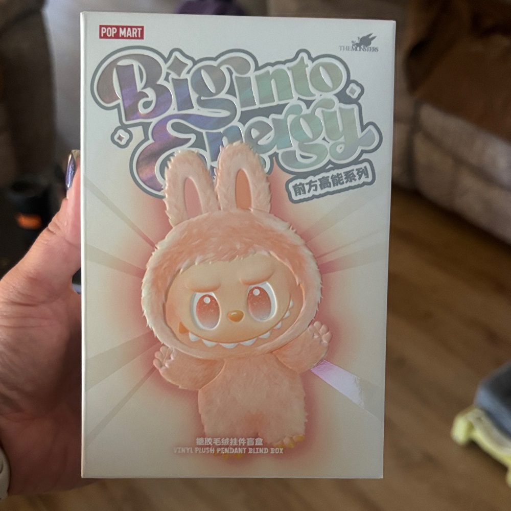 UNOPENED Authentic Big into Energy Labubu- Serenity